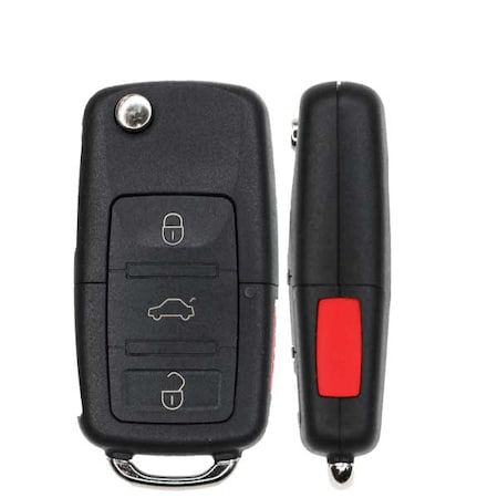 Keyless Factory 2000-2020 Ford Lincoln Mercury Mazda/ 4-Button Flip Key / FDFLP4 / CWTWB1U331 RFK-FD-H92-1